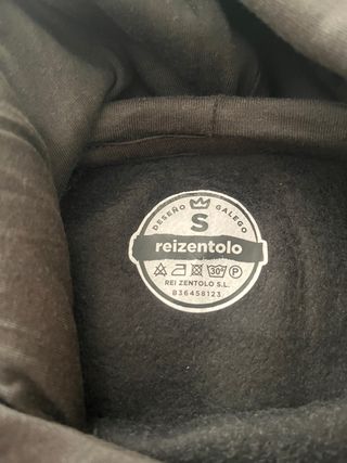 Sudadera Reizentolo negra - Edición limitada