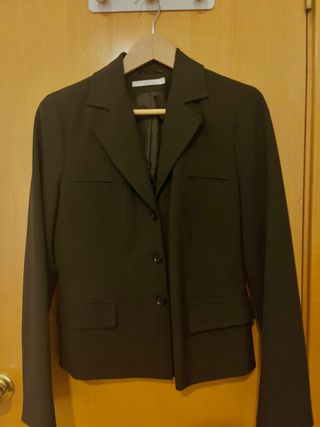 Blazer marrón mujer - Elegante