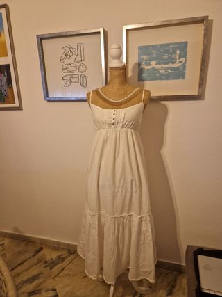 Vestido blanco boho