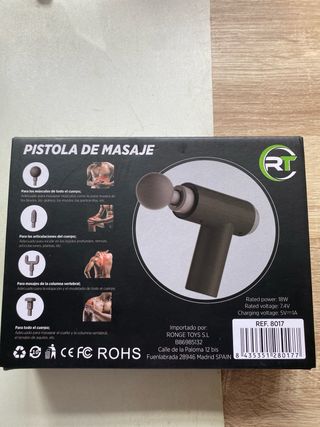 Pistola Masaje - Portátil y compacta