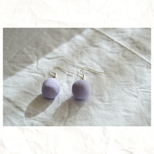 Pendientes Artesanos de Arcilla - Bolas