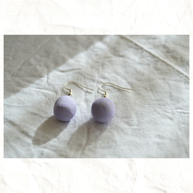 Pendientes Artesanos de Arcilla - Bolas