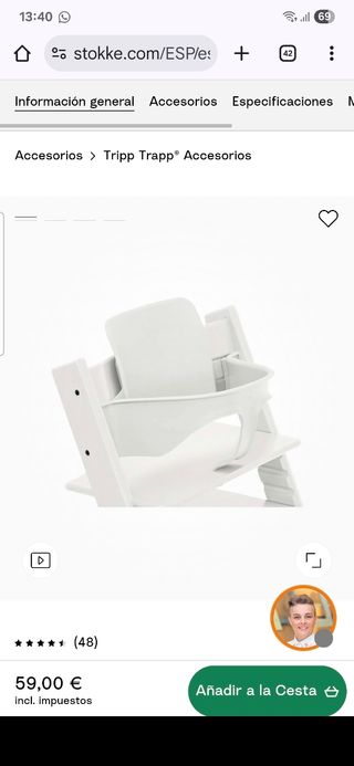 Adaptador trona evolutiva Tripp Trapp™