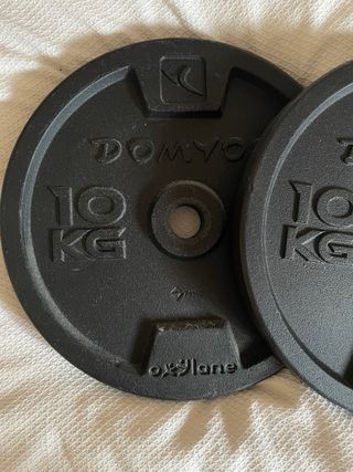 Discos peso 10kg Domyos (2uds)
