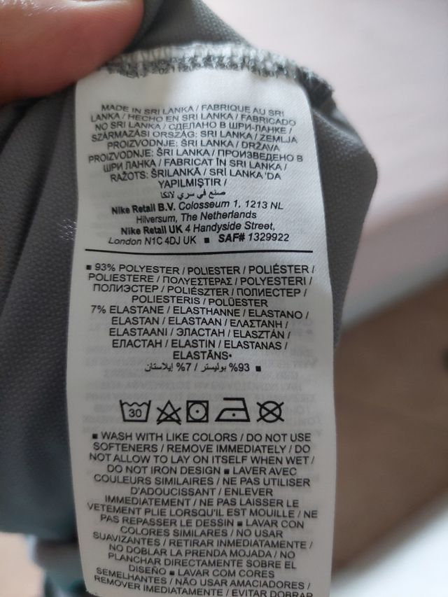 Maglia Nike Grigia Uomo Tg.M