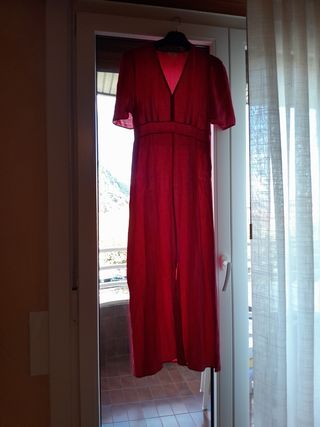 Vestido rojo mujer - Largo