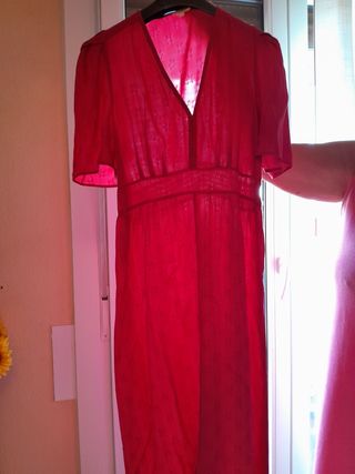 Vestido rojo mujer - Largo
