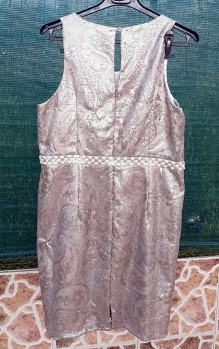Vestido gris y plata ✨
