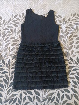 Vestido negro encaje