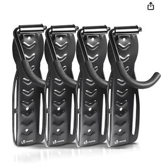 4 Soportes Pared Bicicleta VOUNOT®