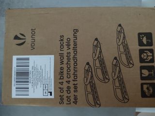 4 Soportes Pared Bicicleta VOUNOT®