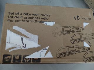 4 Soportes Pared Bicicleta VOUNOT®