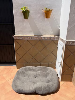 Cama perro gris - cómoda