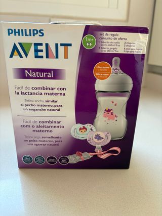 Philips Avent Natural - Biberón + Chupetes