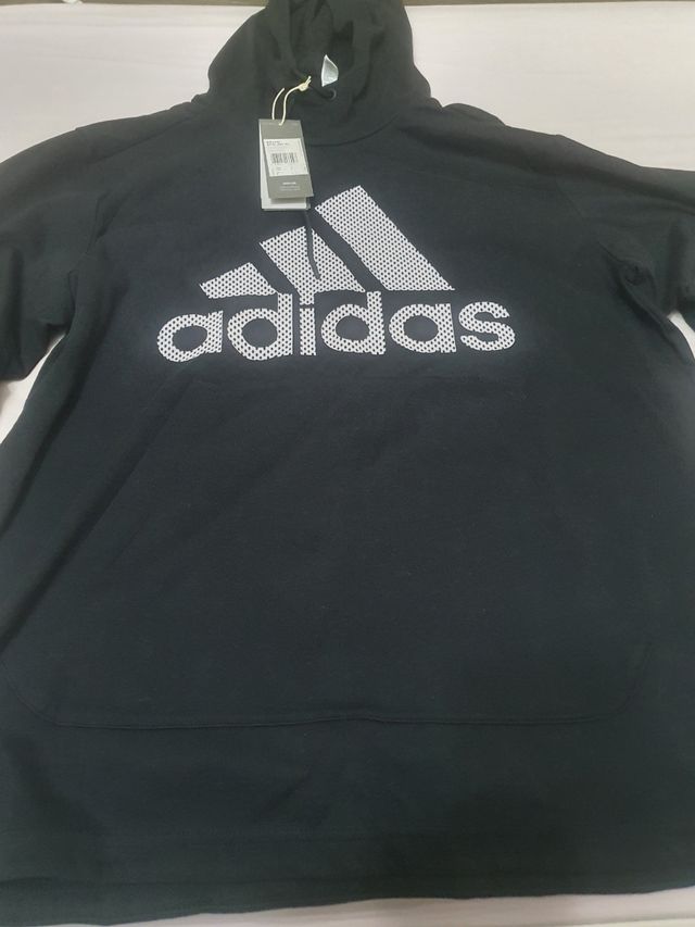 Sudadera Adidas Negra con capucha