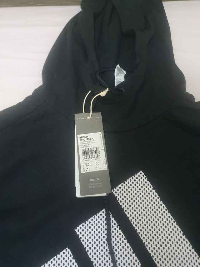 Sudadera Adidas Negra con capucha