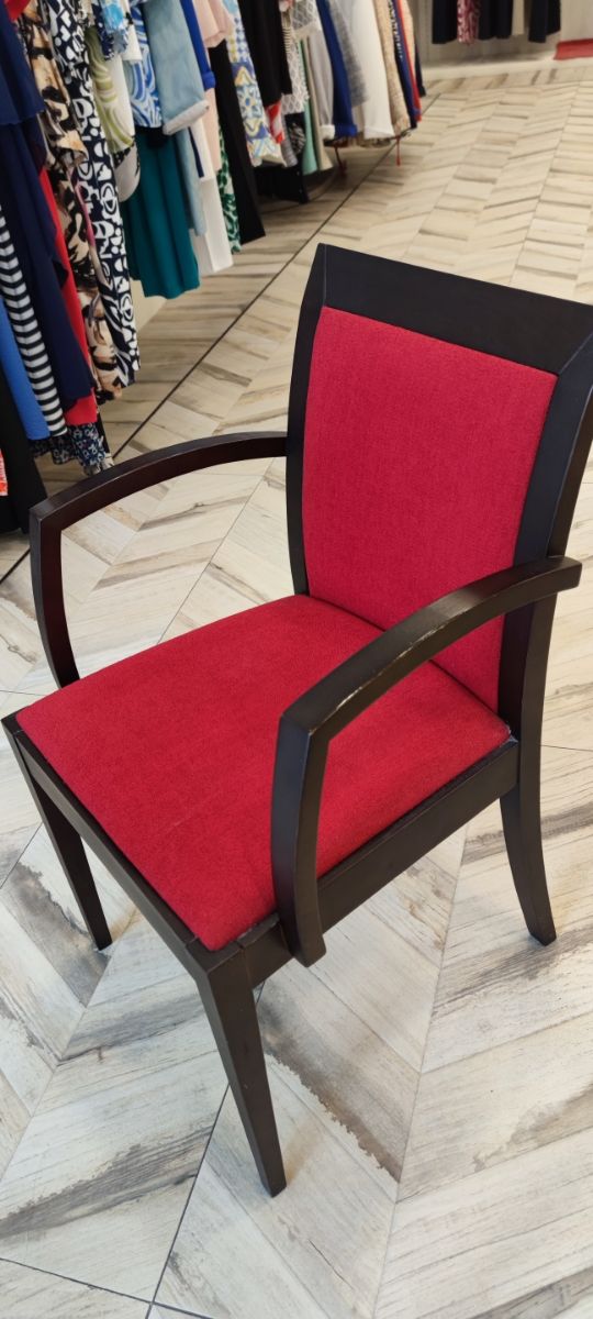 Silla madera roja - marrón