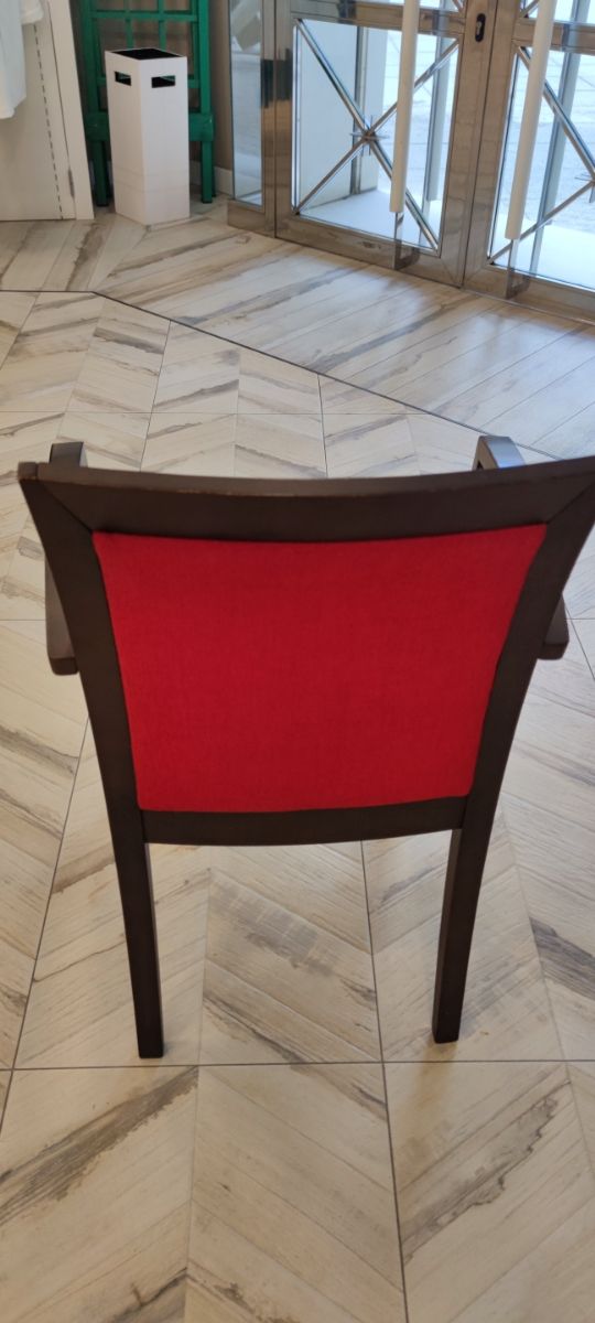 Silla madera roja - marrón