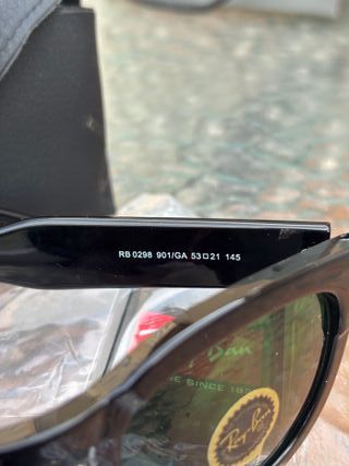 Rayban Gafas Sol - Negras Verdes