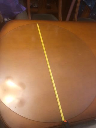 Cristal protector mesa Ø80cm
