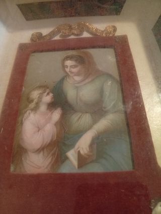 Antico quadro devozionale 