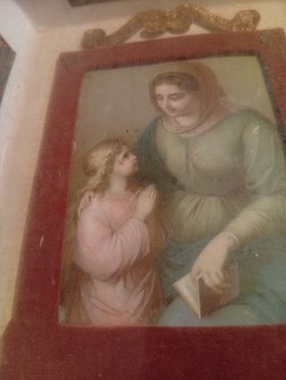 Antico quadro devozionale 