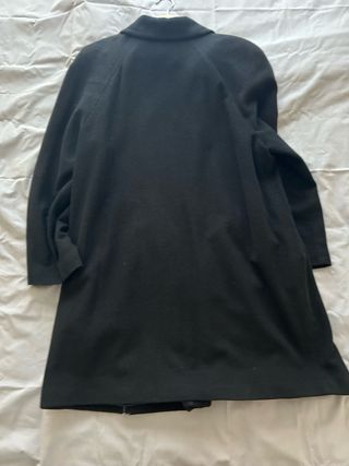 Abrigo negro mujer talla L