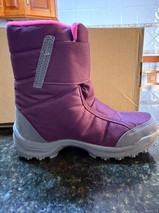 Botas nieve niña - Rosa y Morada