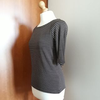 Maglia Max Mara a righe marroni