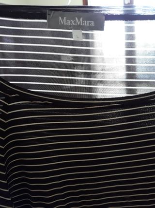 Maglia Max Mara a righe marroni