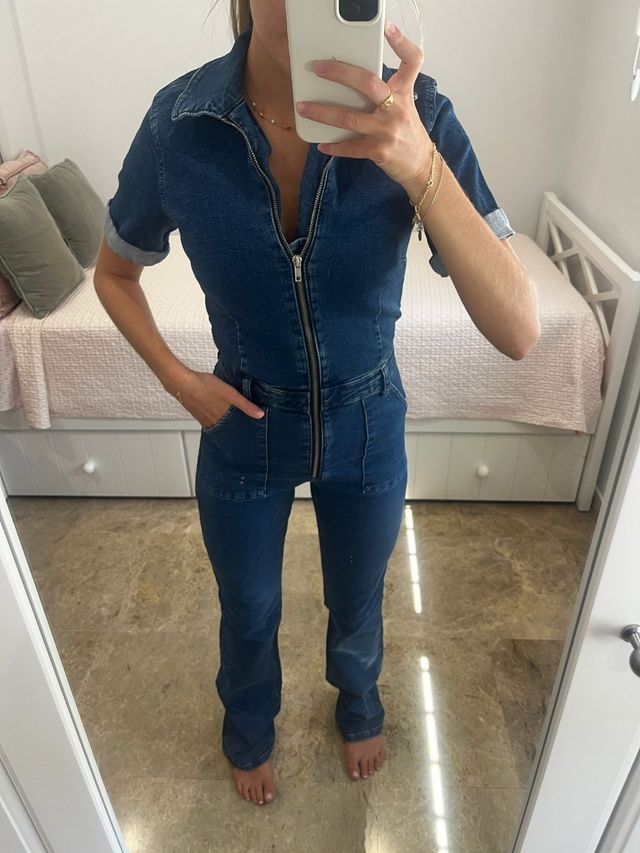 Mono vaquero Mango - Azul