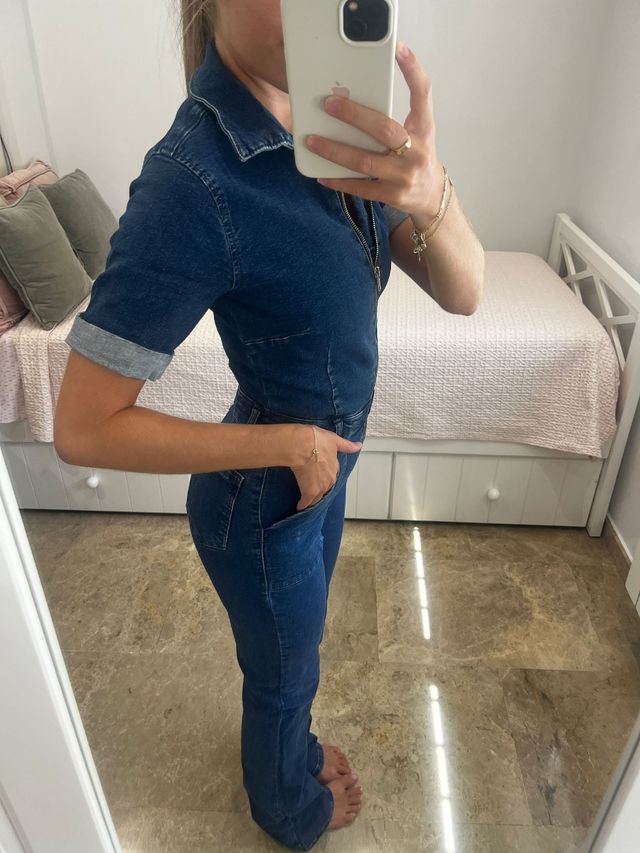 Mono vaquero Mango - Azul