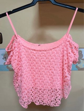 Blusa Zara rosa 