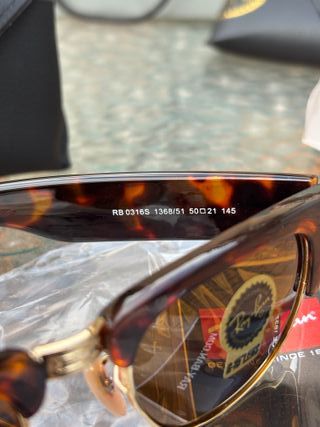 Ray-Ban Gafas Sol Marrón-Doradas