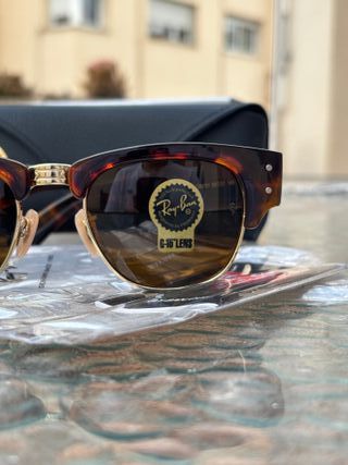 Ray-Ban Gafas Sol Marrón-Doradas