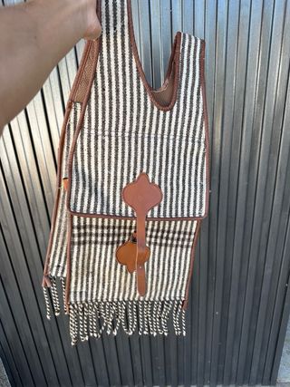 Alforjas de Piel y lana