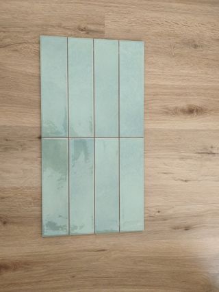 Azulejos verde agua 60x30cm - Baño