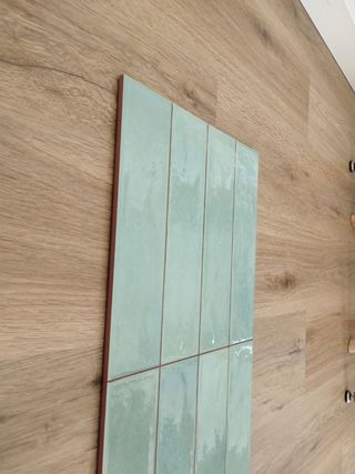 Azulejos verde agua 60x30cm - Baño