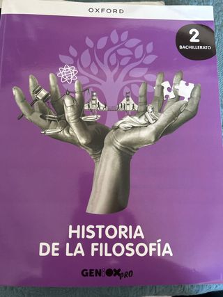 Historia de la Filosofía 2º Bachillerato. Libro...