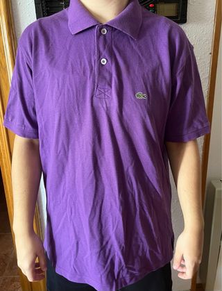 Polo Lacoste morado