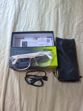 Gafas LIFEBEE Bluetooth - Rosa/Blanco