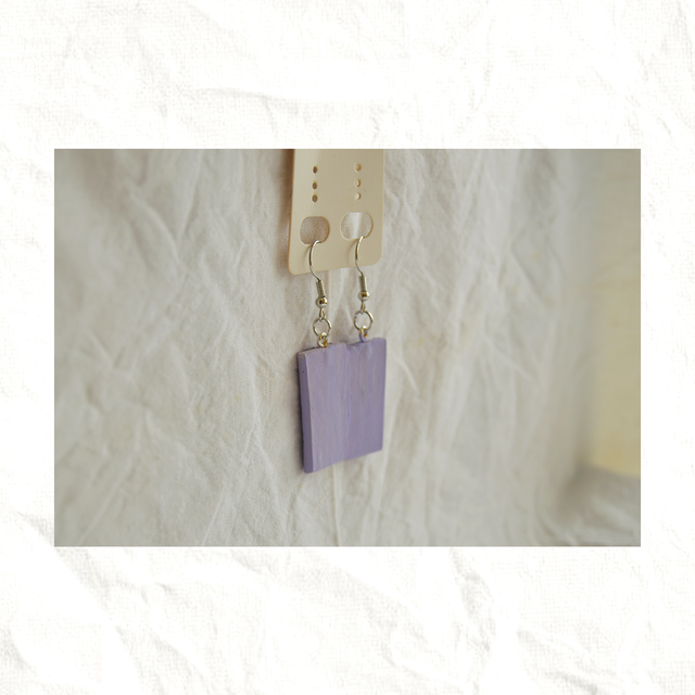 Pendientes arcilla morada