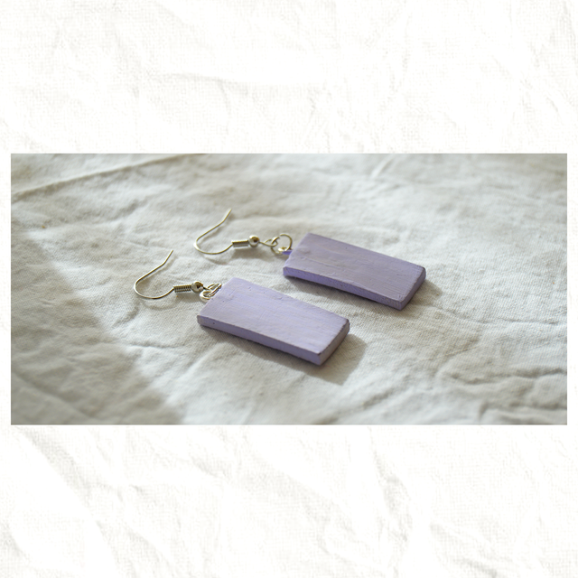 Pendientes arcilla morada
