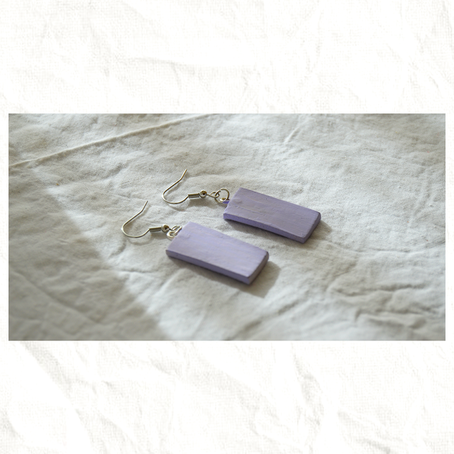 Pendientes arcilla morada
