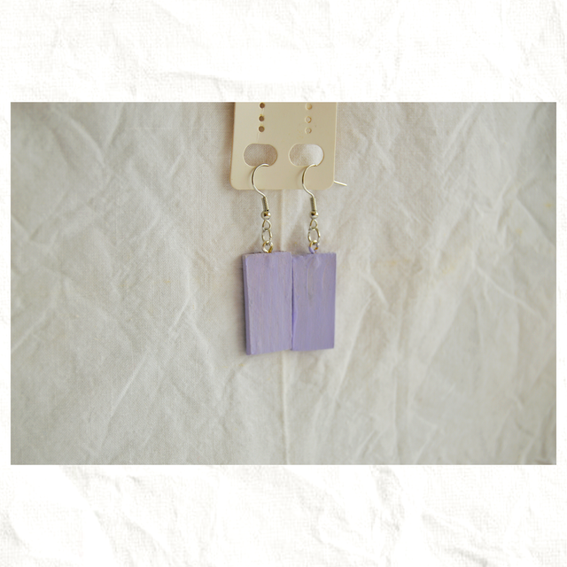 Pendientes arcilla morada