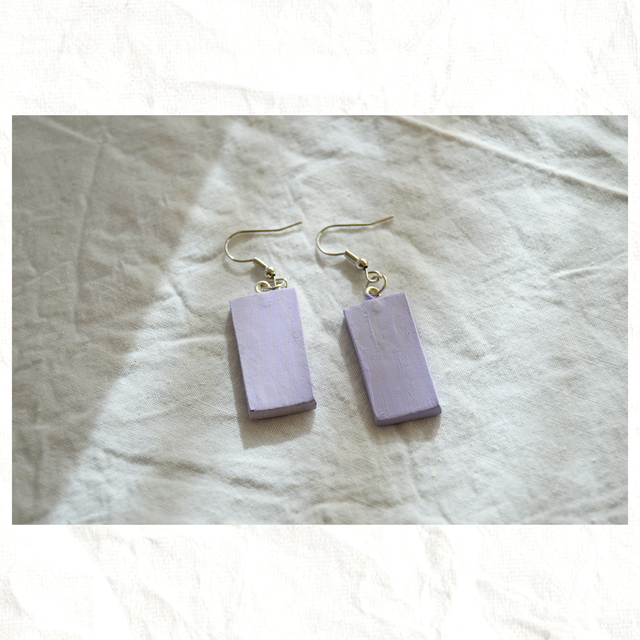 Pendientes arcilla morada