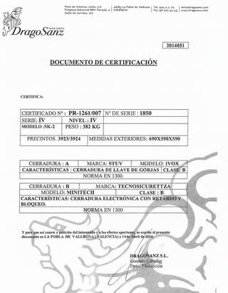 Caja fuerte DragoSanz SK-2