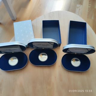 5 Monedas Plata 20 DOL CANADIENSES 