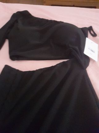 Vestido negro - Talle único