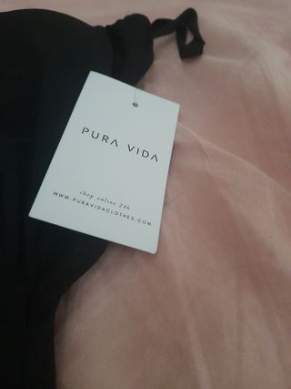 Vestido negro - Talle único